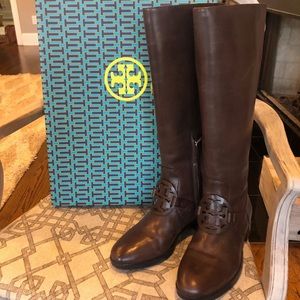 Tory Burch Miller Boots, Chocolate Brown Size 8